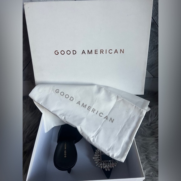 GOOD AMERICAN NEW CINDER F*CKING-RELLA CRYSTAL  MULE - Picture 13 of 15